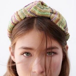 Zara NWT woven knotted headband